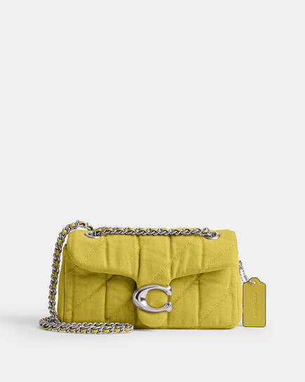 Coach Tabby Shoulder Bag 20 With Quilting (YELLOW)